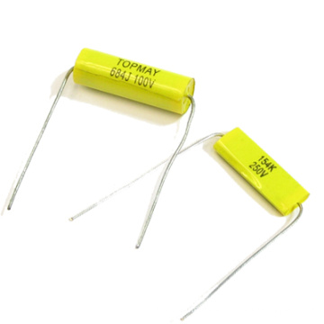 Topmay Axial Polyester Film Capacitor
